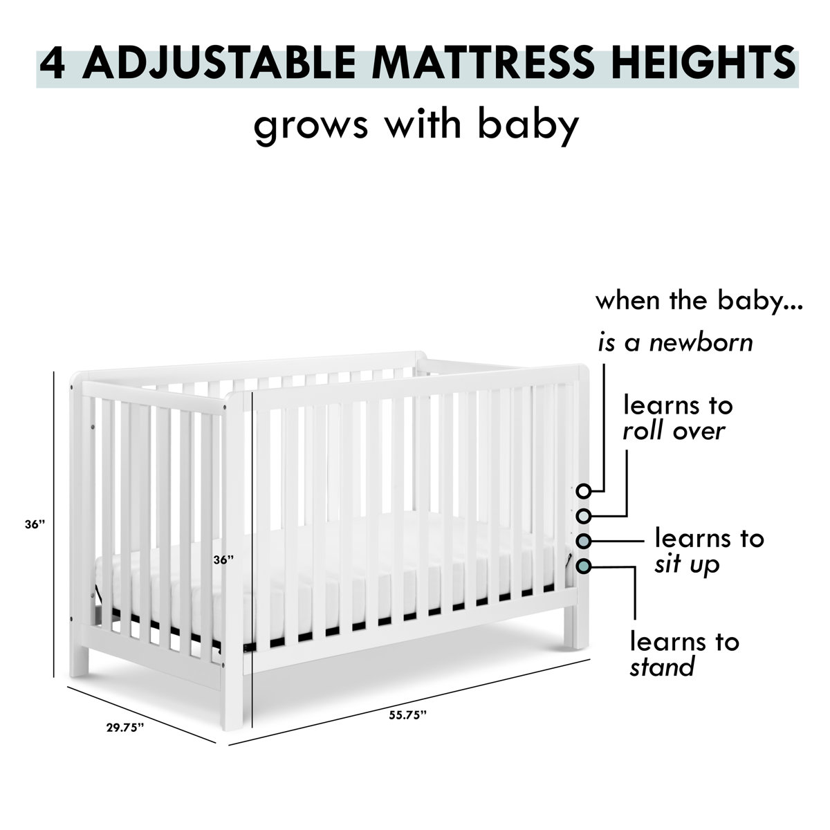 Carter's by DaVinci Colby 4in1 Convertible Crib & Reviews Wayfair